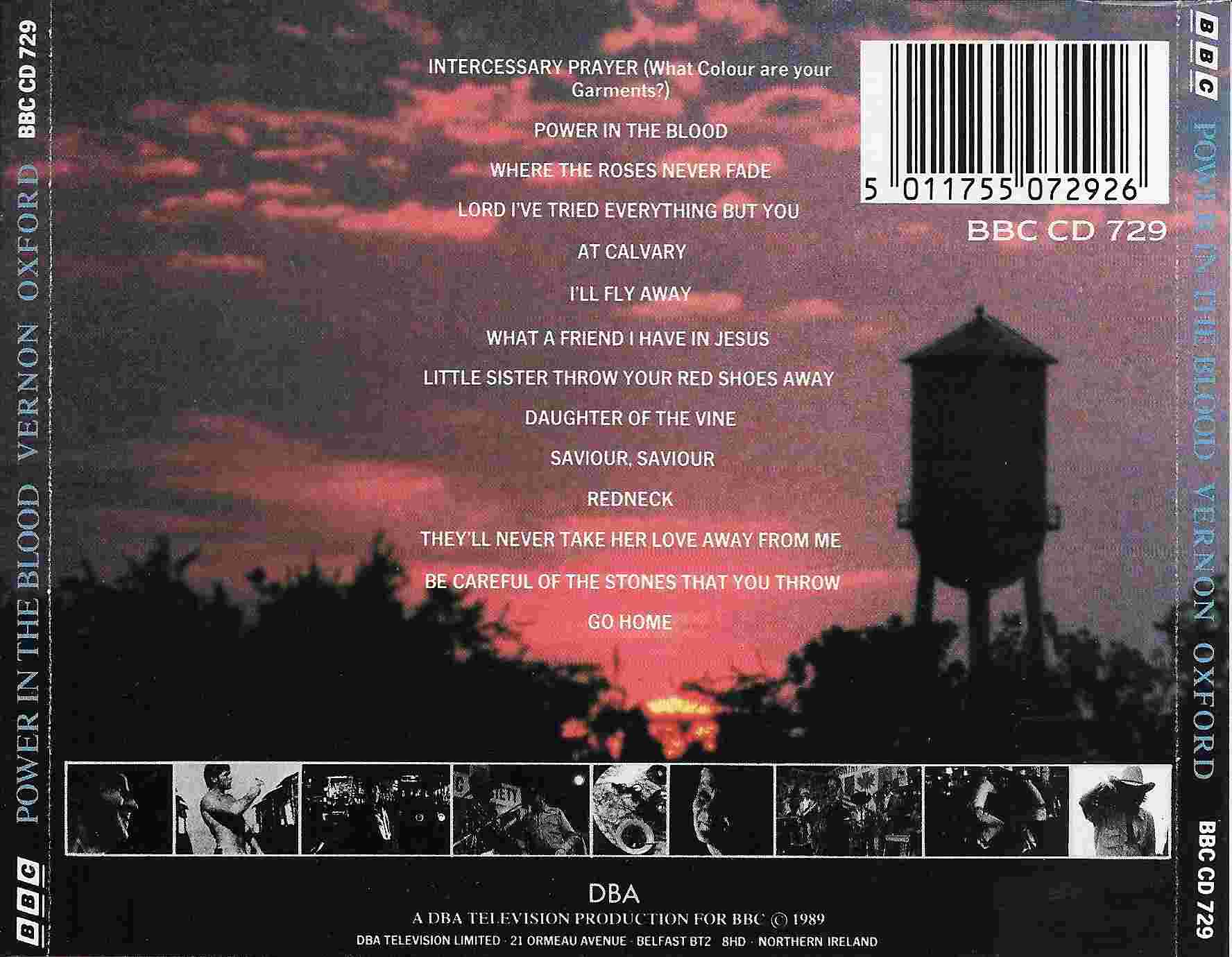 Back cover of BBCCD729